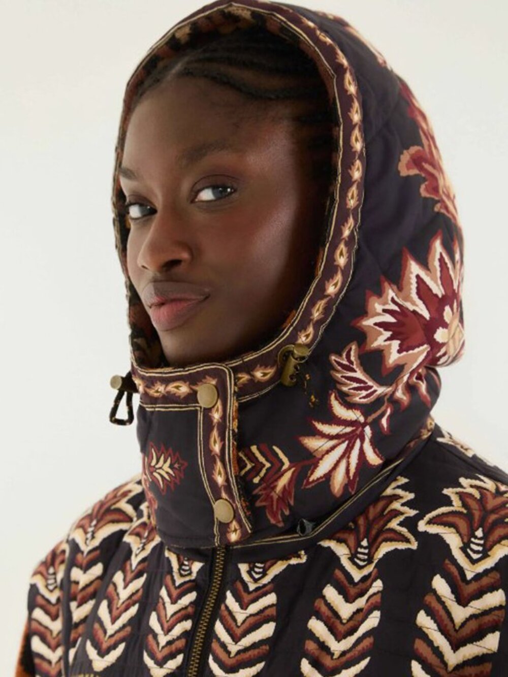 FARM Rio Ainika Hooded Puffer Jacket - Picture 4 of 14